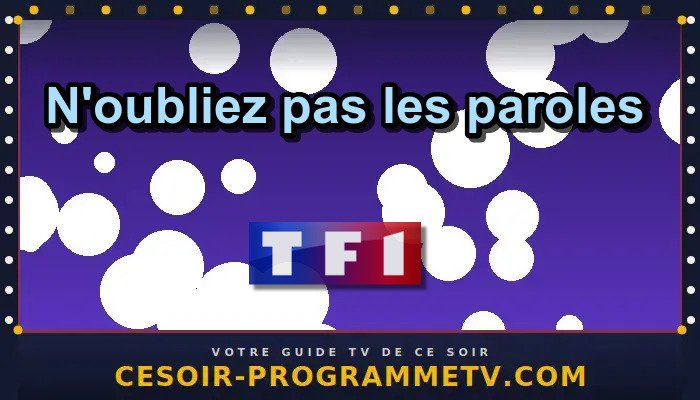 N'oubliez pas les paroles
