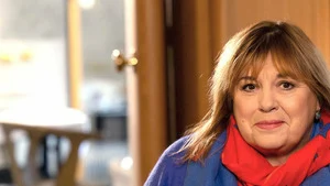 Michèle Bernier, tout sourire