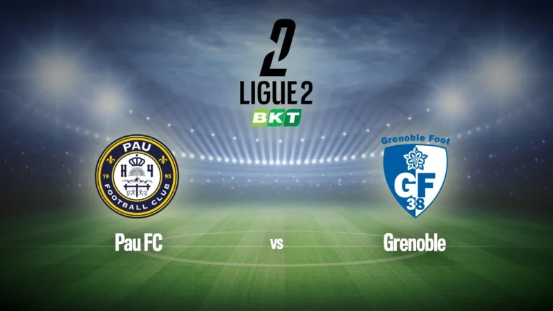 Football : Ligue 2 BKT | Pau / Grenoble