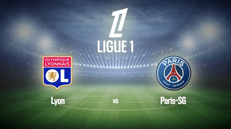 Football : Ligue 1 McDonald's | Lyon / Paris-SG