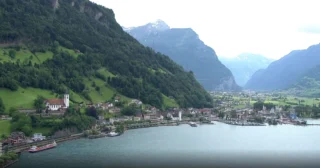 La suisse vue du ciel